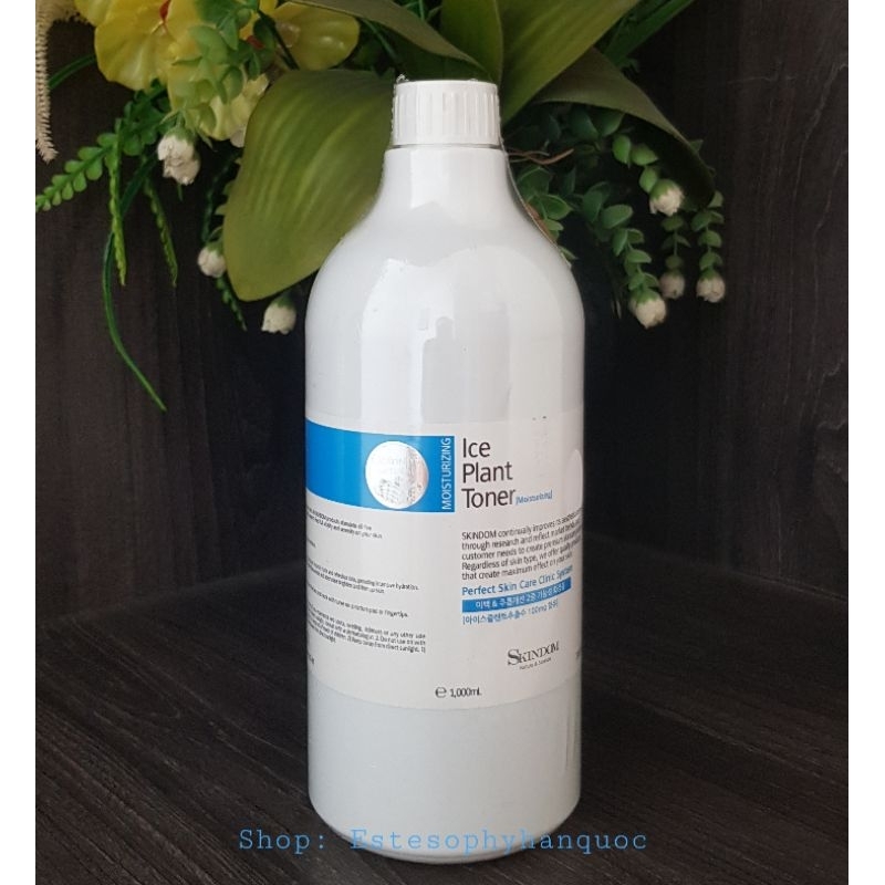 Nước hoa hồng làm dịu cấp ẩm Skindom 1000ml