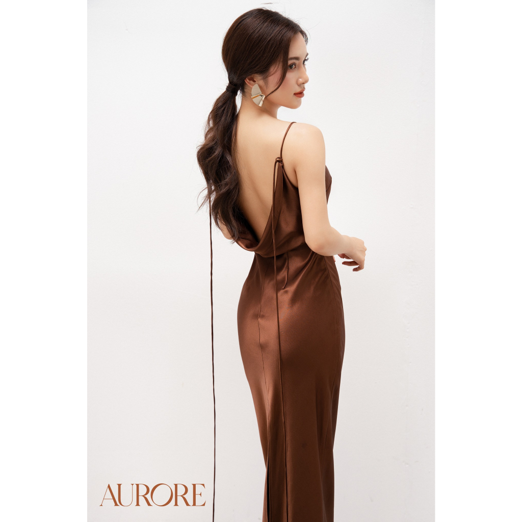 Đầm lụa hai dây Lady - Aurore Cloth