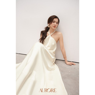 Đầm maxi cổ yếm Aurore Cloth
