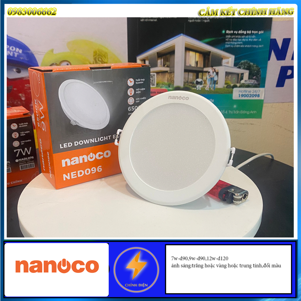 Đèn downlight,LED âm trần  ECO series Nanoco