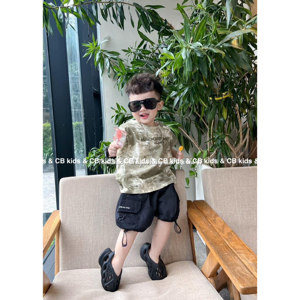 SET BÉ TRAI ÁO LOANG MÀU KÈM QUẦN KAKI TÚI HỘP 8-30KG