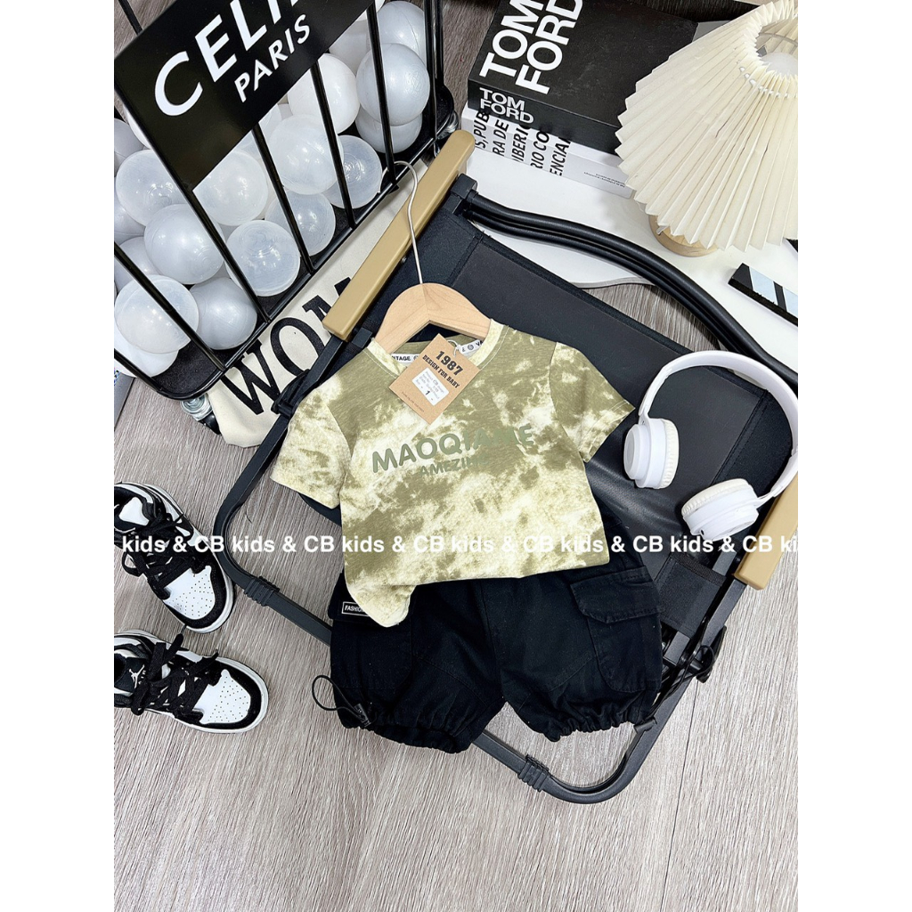 SET BÉ TRAI ÁO LOANG MÀU KÈM QUẦN KAKI TÚI HỘP 8-30KG