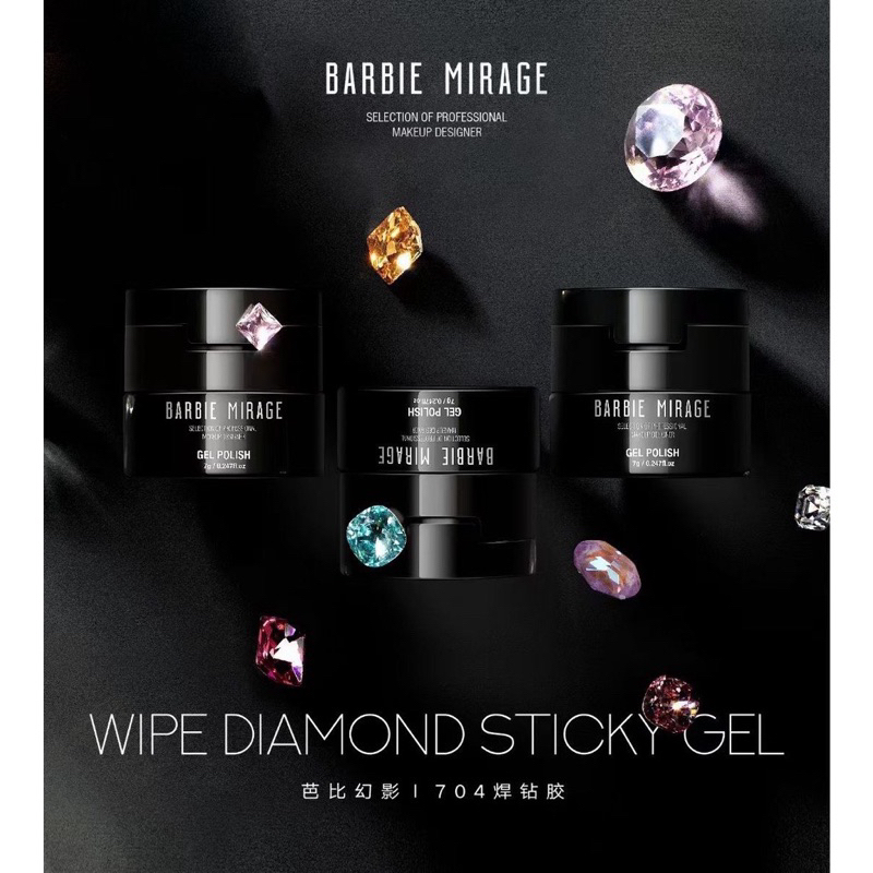 Gel đính đá - gel nổi Barbie