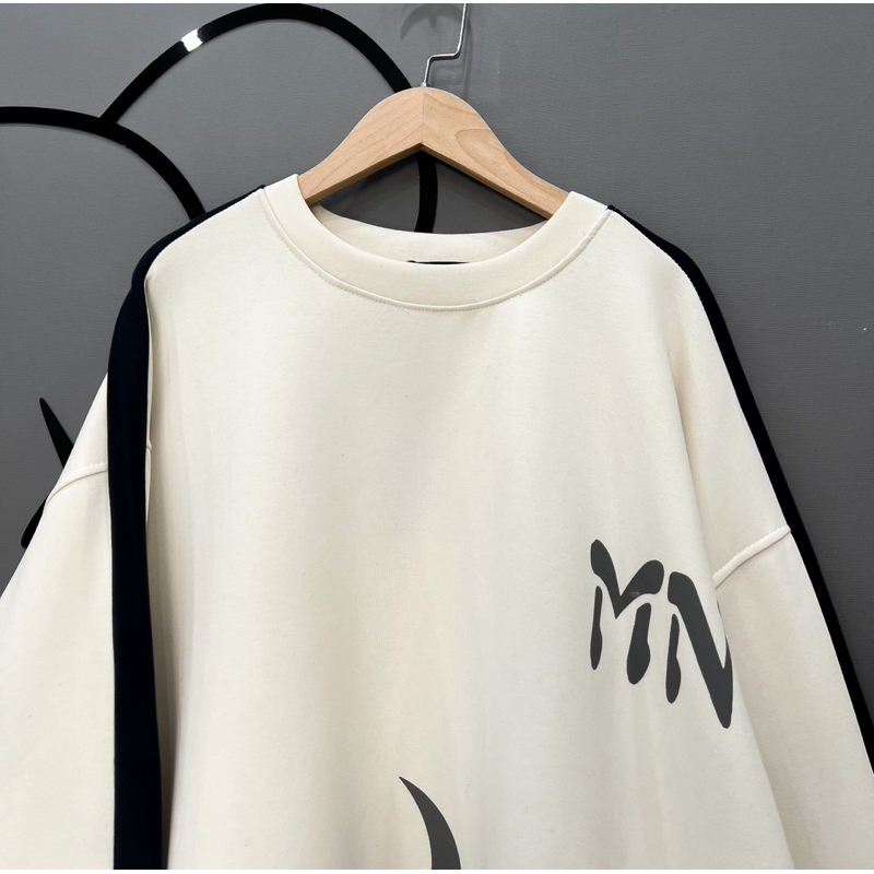 Áo sweater lửa MN MN ,áo nỉ dài tay form rộng (ảnh chụp thật)