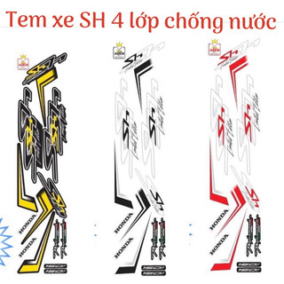 [Nhiều màu]Tem xe SH chữ to 2020 đủ màu,tem 4 lớp chống nước