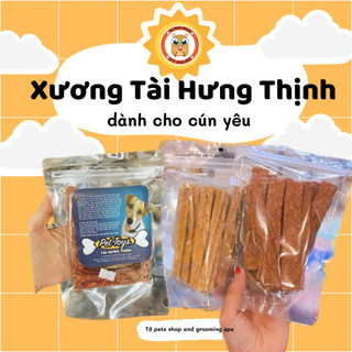 xương Da bò Tài Hưng Thịnh các loại (vị bò, vị gà,sữa) dành cho chó