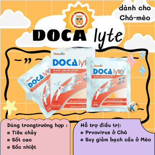 điện giải DOCA LYTE bù nước cho thú cưng (chó, mèo)