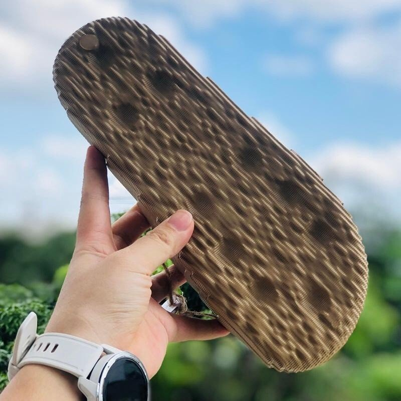 Dép quai ngang Lainiki thời trang đúc nguyên khối nam nữ siêu bền đẹp 045