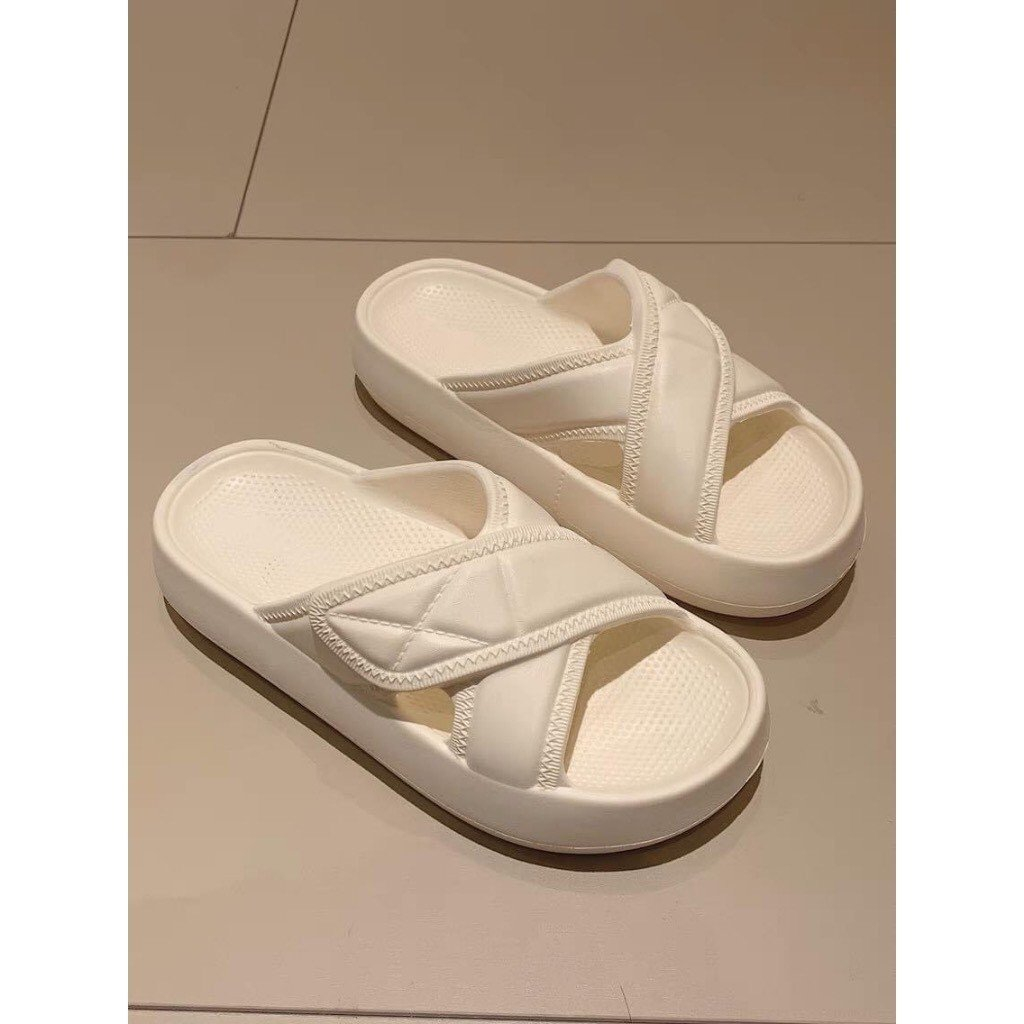 Dép Bánh Mỳ Quai Chéo Lainiki Cao 3.5cm Dáng Đẹp EVA Nữ 188