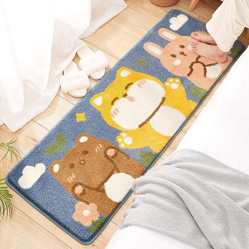 Thảm lông cừu,thảm trải chân giường,thảm decor,thảm trang trí họa tiết đẹp