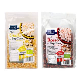 Bắp hạt hữu cơ làm bắp rang bơ Sottolestelle 400g Organic PopCorn