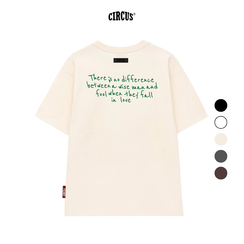 Áo thun unisex oversize Local Brand Circus 100% Cotton - Mã Basic B10