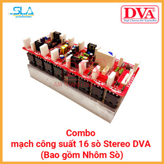Combo mạch công suất 16 sò Stereo DVA