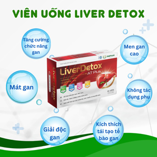 Viên uống hỗ trợ thải độc gan mát gan Biophar Liver Detox bảo vệ tăng