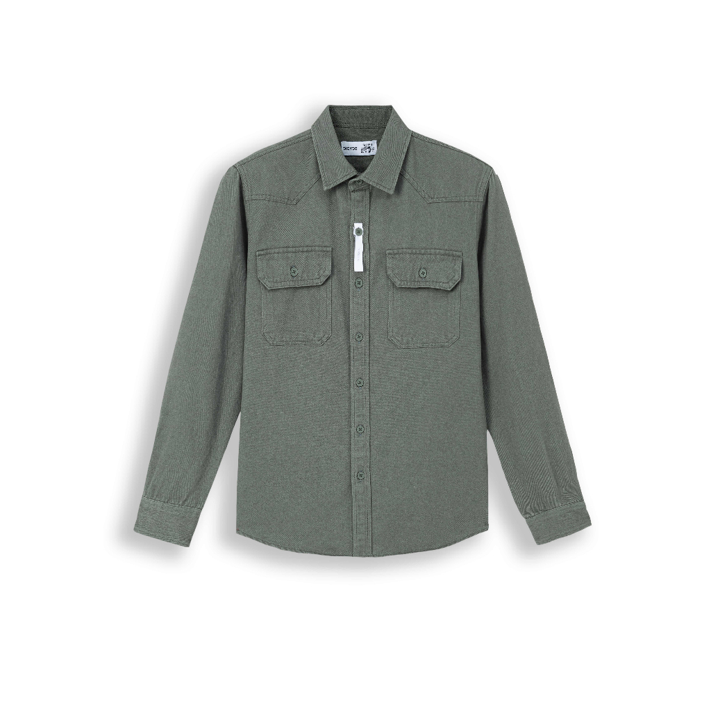 Áo sơ mi kaki nam dài tay form rộng DICYDE 03 cao cấp