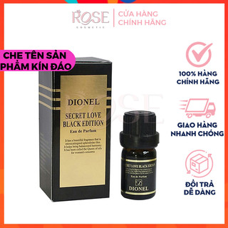 Nước Hoa Vùng Kín DIONEL ⚡[CHÍNH HÃNG]⚡ Đen Secret Love 2 in 1 (hàng cty có tem phụ) Hương Thơm Dịu Nhẹ, Quyến Rũ 5ml