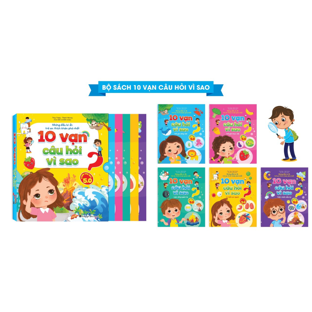 Sách - 10 Vạn Câu Hỏi Vì Sao? bản 5.0 - Những điều bí ẩn trẻ em thích khám phá nhất
