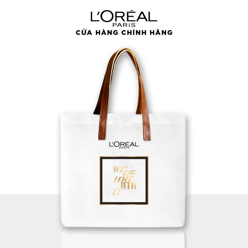 Túi canvas trắng thời trang - Loreal