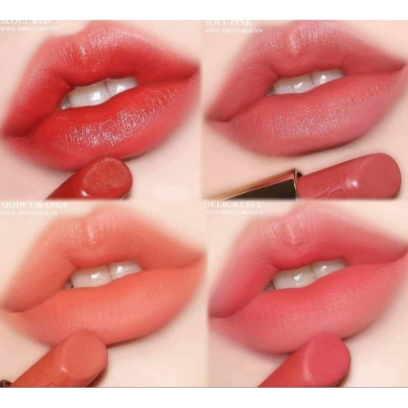 SET SON HERA 4 màu  + TẶNG KÈM 1 CỌ ĐÁNH SON