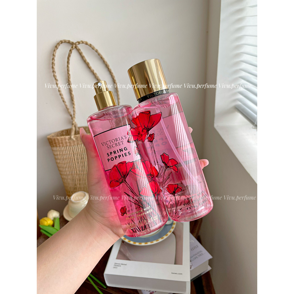 (Hương hoa nhẹ) Bodymist VIC hương Spring Poppies tươi tắn, rực rỡ và năng lượng