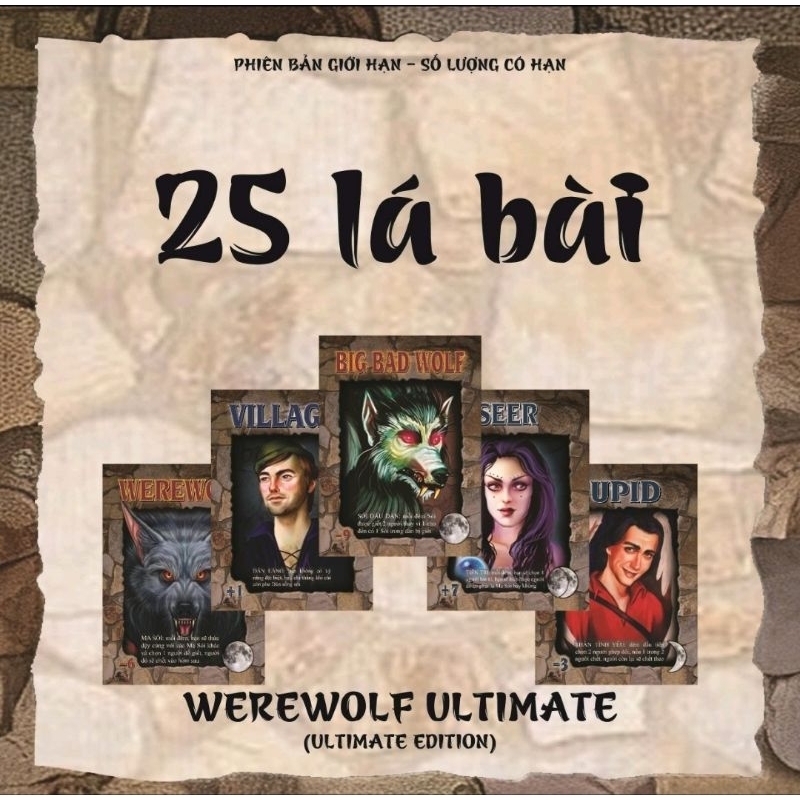 (LIMITED) Werewolf Ultimate Edition Việt hóa - Bài Ma Sói phiên bản giới hạn