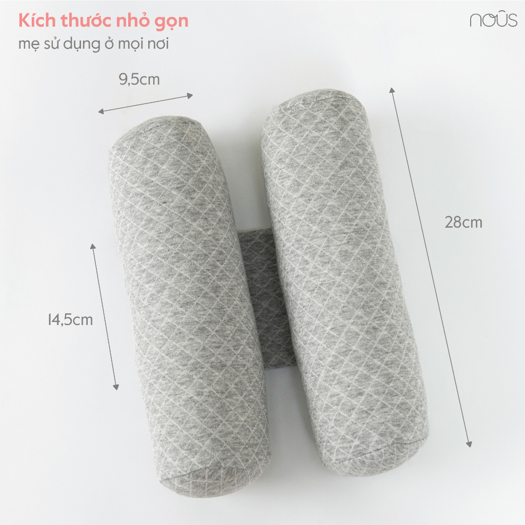 Gối chặn Nous nhiều màu cho bé sơ sinh