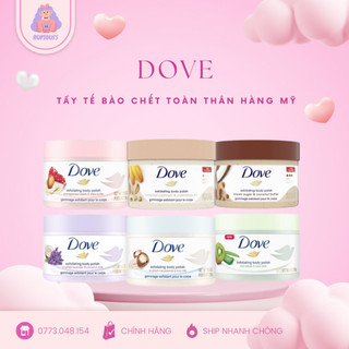 Tẩy tế bào da chết toàn thân dove exfoliating body polish 298gr