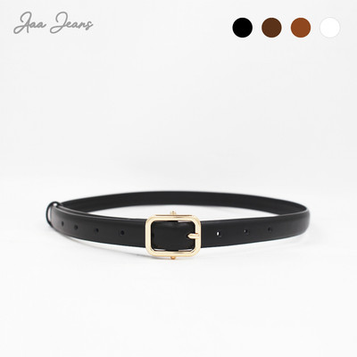 Belt Nữ Da Thật Bản Nhỏ 2cm Basic Thanh Lịch Aaa Jeans