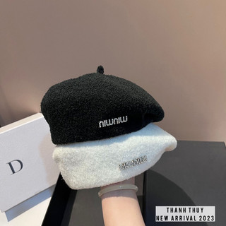 Mũ nồi lông cừu miumiu cho nữ