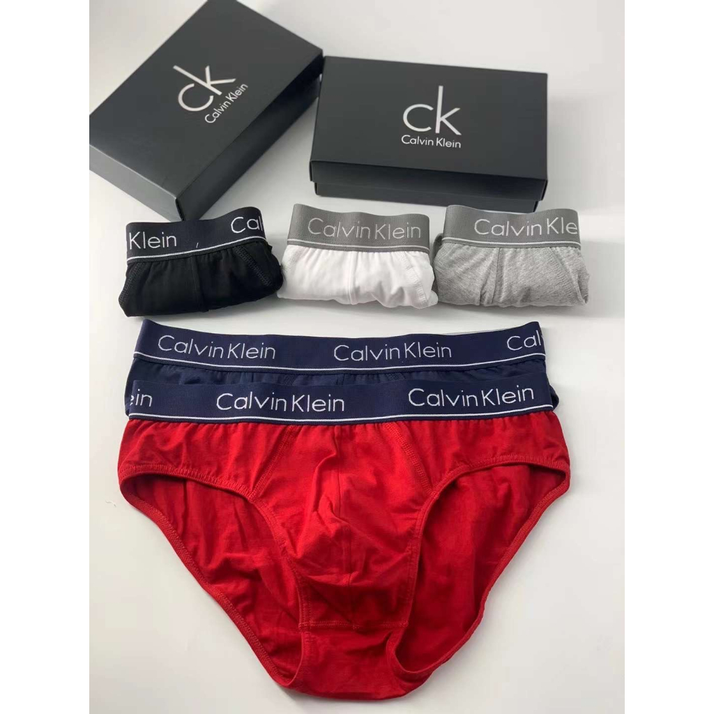 Quần lót, sịp, chip Calvin Klein fullbox 3 chiếc thun lạnh SC fullbox