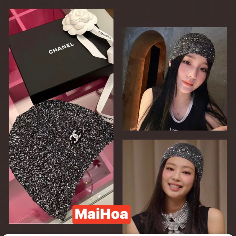 Mũ len kim sa lấp lánh cho nữ