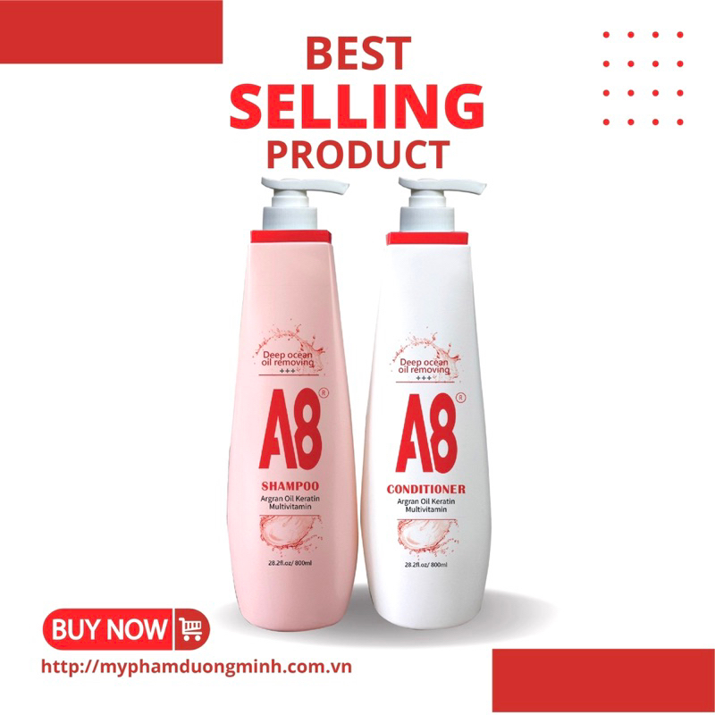 Dầu gội Collagen A8 cao cấp lưu hương lâu