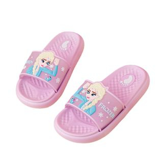 Dép lê cho bé,lê bé gái chống trượt in hình Elsa cầu vồng thời trang mùa hè mới 🔥ELSA03.