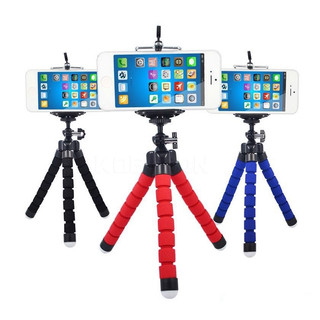 Chân Tripod Bạch Tuộc Xốp - Uốn Siêu Dẻo Mọi Địa Hình - Kẹp giá đỡ điện thoại , máy tính bảng
