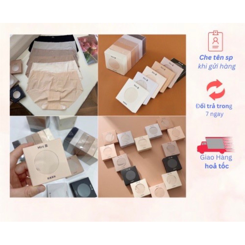 Quần Lót Nữ Su Thạch, Su Lụa không Đường May Kháng Khuẩn Tàng Hình 999 có video thật a