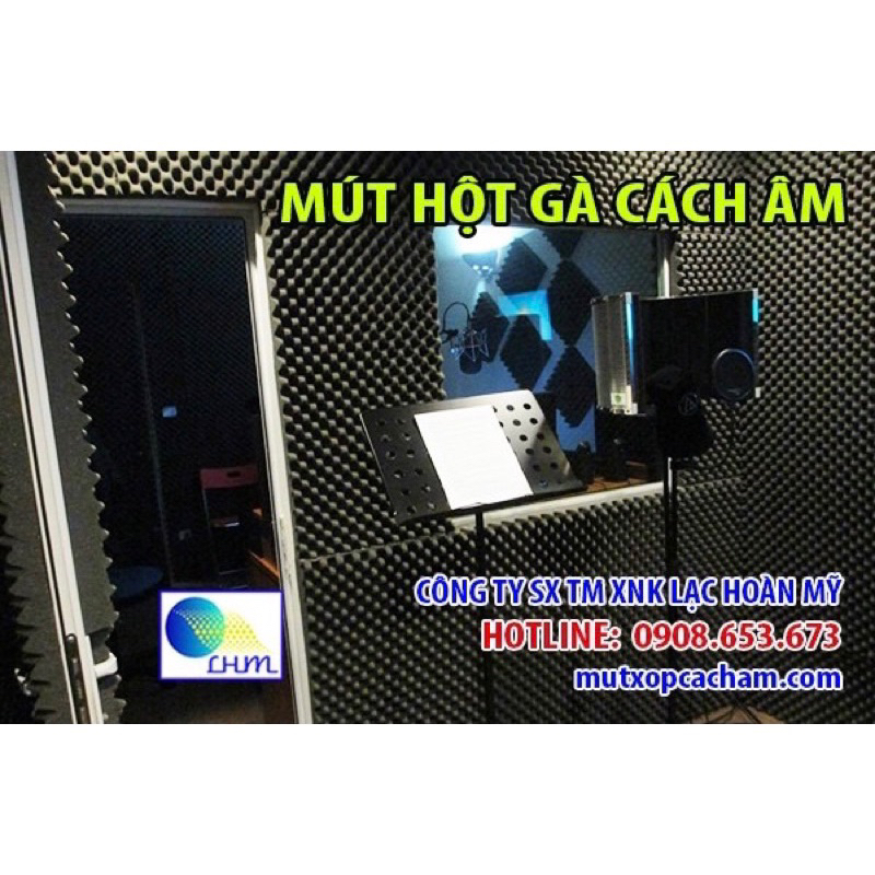 Mút hột gà tiêu âm cách âm kt 50cmx50cm dày 3cm
