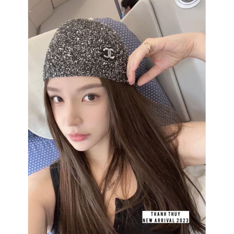 Mũ len kim sa lấp lánh cho nữ