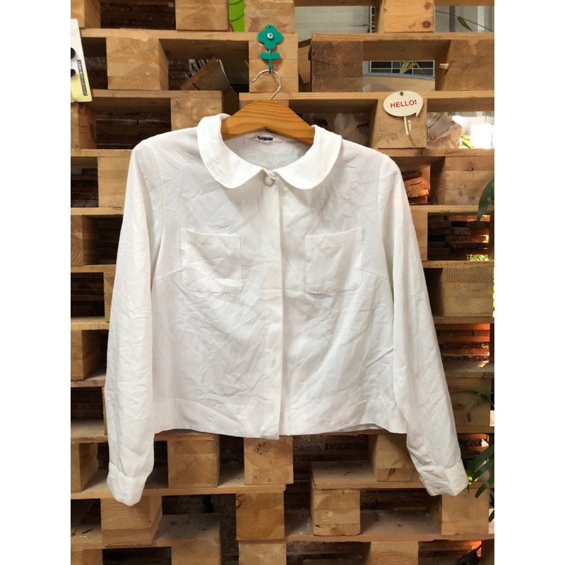 S031. Áo lụa Vintage hiệu Nhật sz- 2haạ