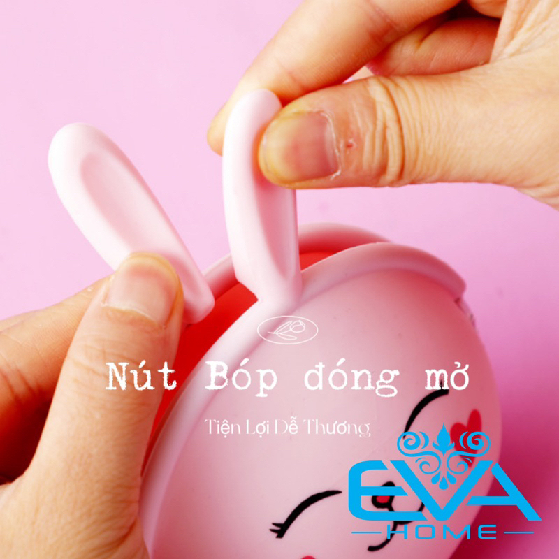 Bóp Ví Silicon Hình Thỏ Con Cầm Tay Xinh Xắn Nhiều Màu