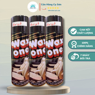 Chai xịt wax one đánh bóng da cao cấp và làm sạch nội thất ô tô - xịt bóng đồ gỗ wax one -wax max 450ml made in thai lan