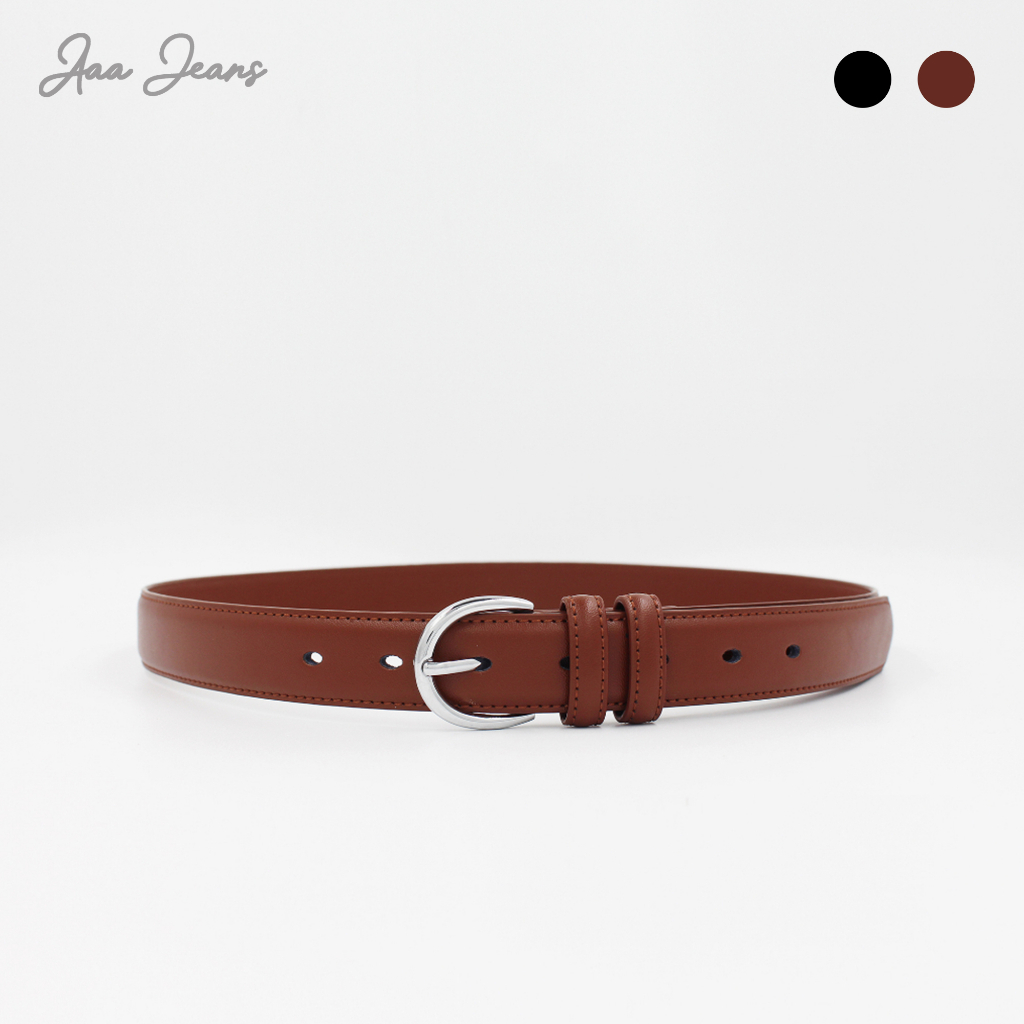 Dây Thắt Lưng Nữ Da Thật Genuine Leather Bản 2.8cm