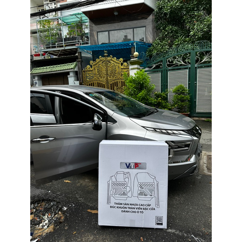 Thảm sàn ViTP Full Tràn Viền Bậc Cửa Xe Mitsubisshi Xpander