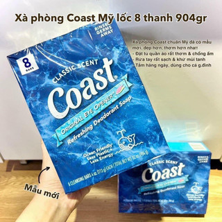 Xà bông coast cục chính hãng mỹ lốc 8 cục