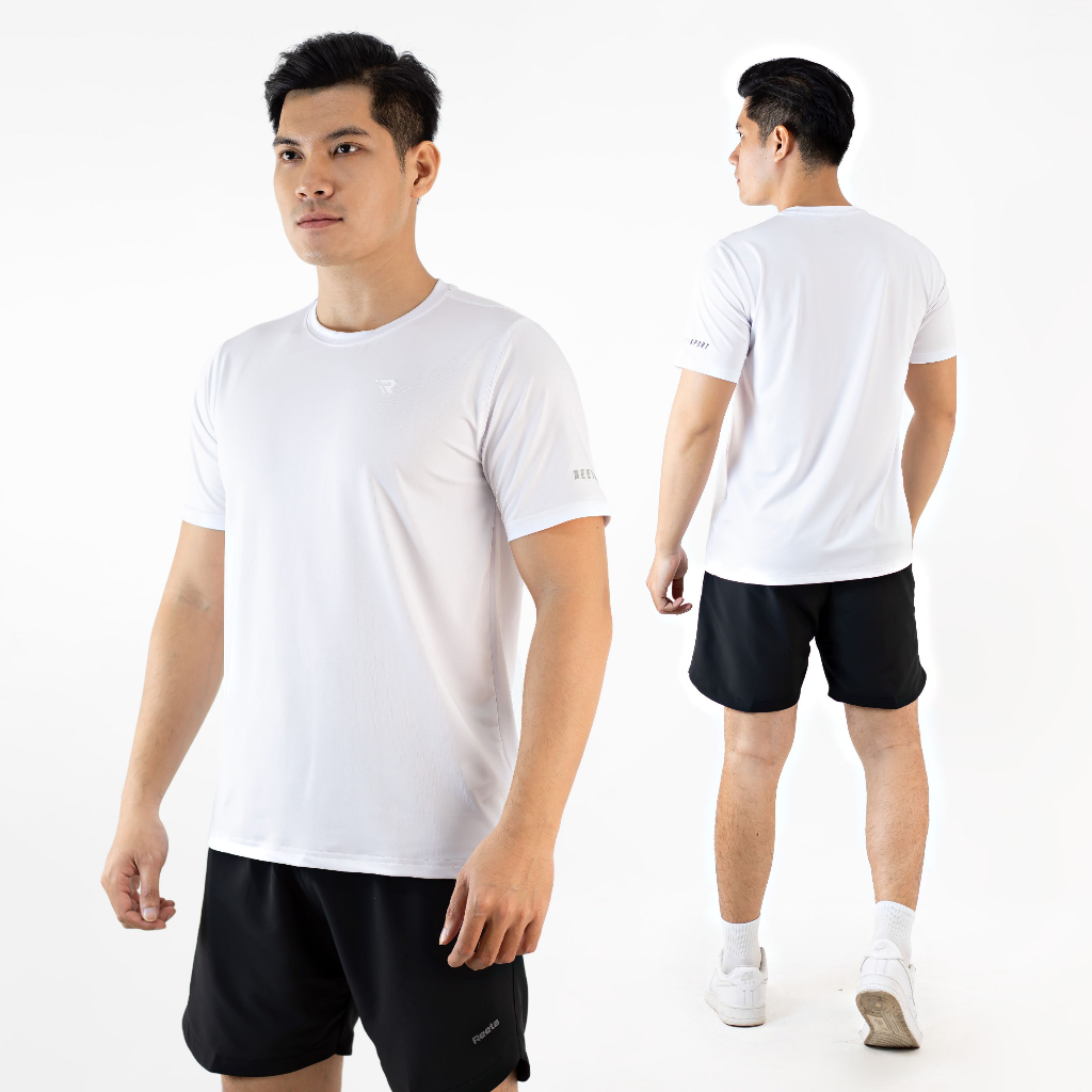 Áo Thể Thao Chạy Bộ Tập Gym Nam Cổ Tròn Ngắn Tay Thun Lạnh Reeta Thoáng Khí, Thoát Ẩm Nhiều Màu - A2242