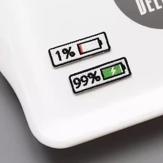 Zanmo sticker thêu - patch thêu dán quần áo phần trăm pin