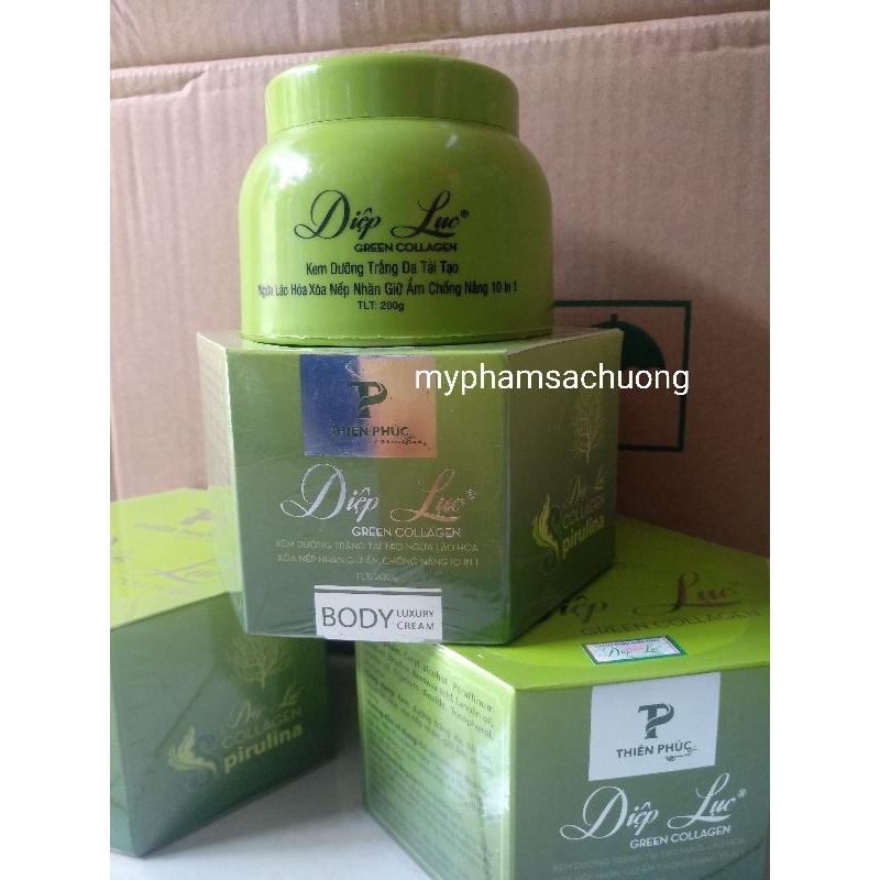 kem body diệp lục trắng da thiên phúc