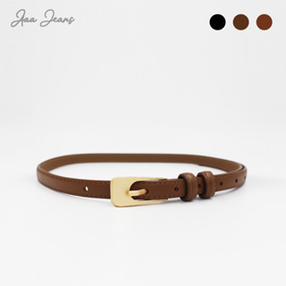 Aaa Jeans - Dây Lưng Nữ Bản Nhỏ 1.5cm Da Thật