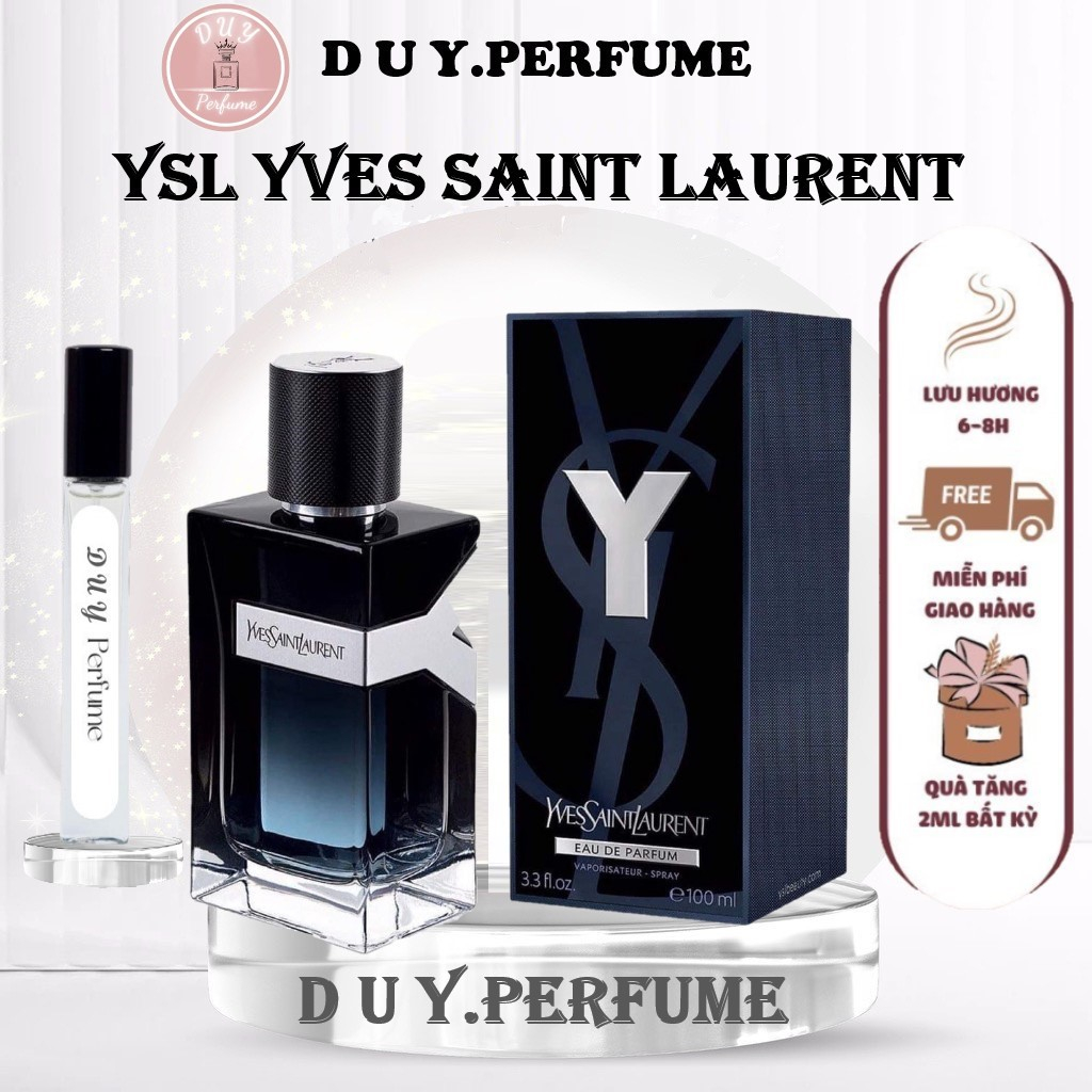 [D U Y] Nước Hoa Nam YSL Yves Saint Laurent Y Men EDP 10ml/100ml Lưu Hương Lâu Hương Thơm Tươi Mát Sang Trọng Quyến Rũ