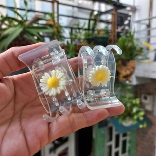 Kẹp tóc 5 răng trong đính hoa cúc