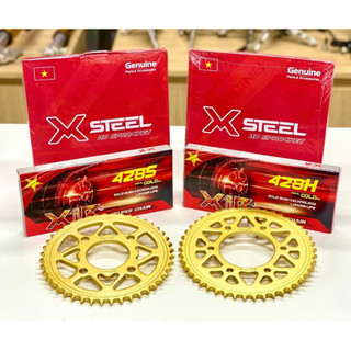 Bộ nhông sên dĩa x1r cho winner 428-44t-15t-122l 070914, 070915